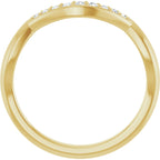Double Claw-Prong Three-Stone Engagement Ring or Band