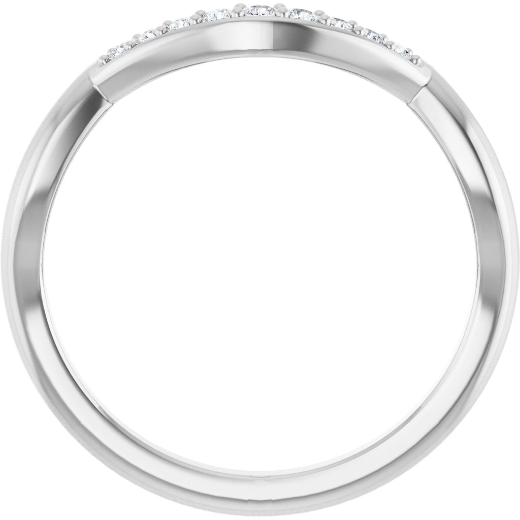 Double Claw-Prong Three-Stone Engagement Ring or Band
