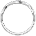 Double Claw-Prong Three-Stone Engagement Ring or Band