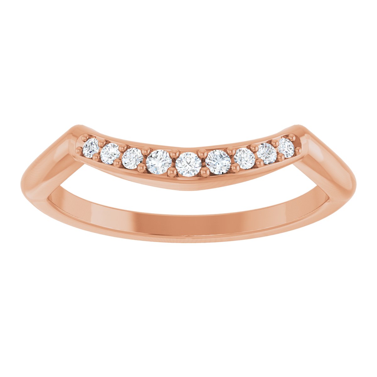 Double Claw-Prong Three-Stone Engagement Ring or Band
