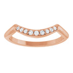 Double Claw-Prong Three-Stone Engagement Ring or Band