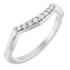 Double Claw-Prong Three-Stone Engagement Ring or Band