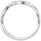 Double Claw-Prong Three-Stone Engagement Ring or Band