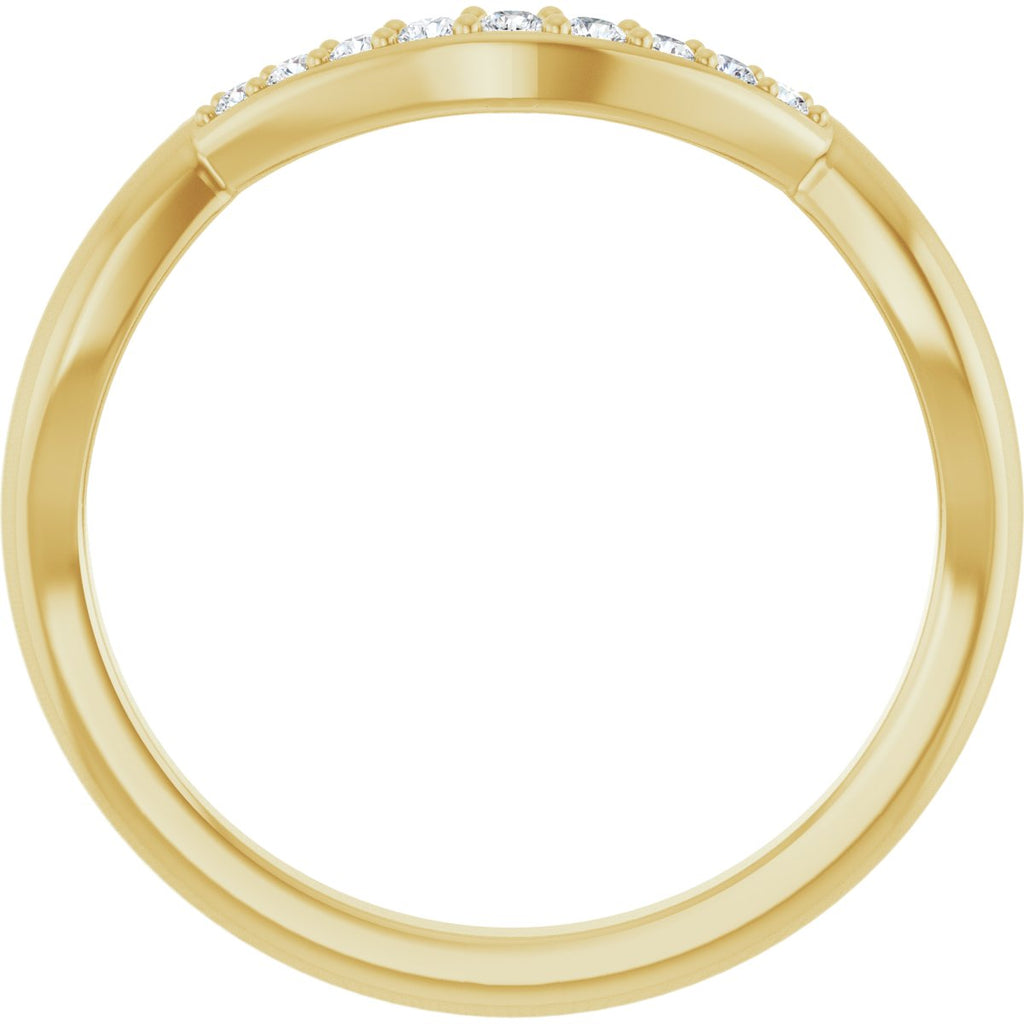 Double Claw-Prong Three-Stone Engagement Ring or Band