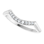 Double Claw-Prong Three-Stone Engagement Ring or Band