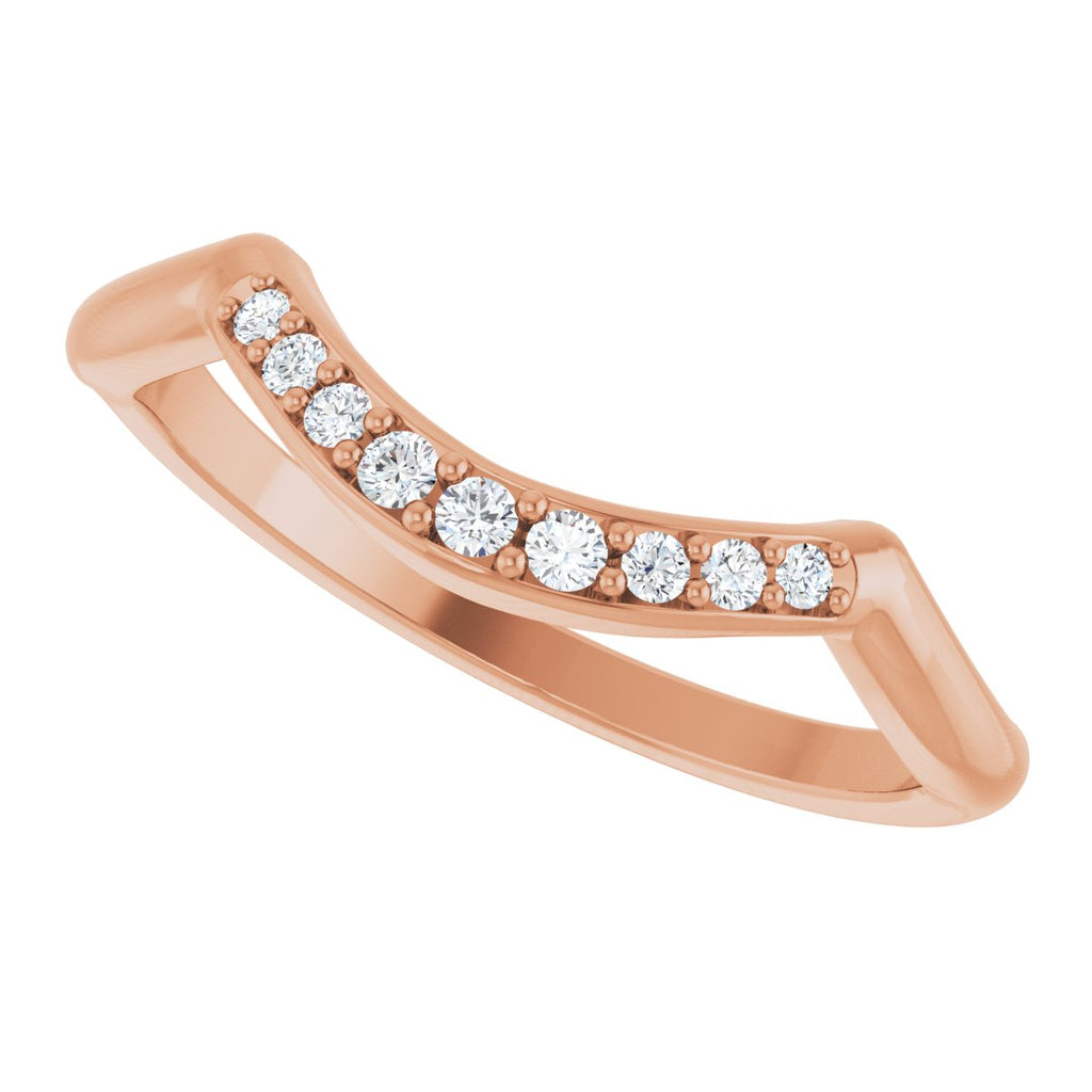 Double Claw-Prong Three-Stone Engagement Ring or Band