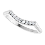 Double Claw-Prong Three-Stone Engagement Ring or Band