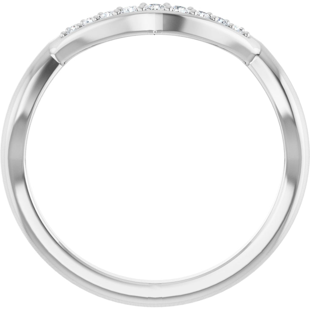 Double Claw-Prong Three-Stone Engagement Ring or Band