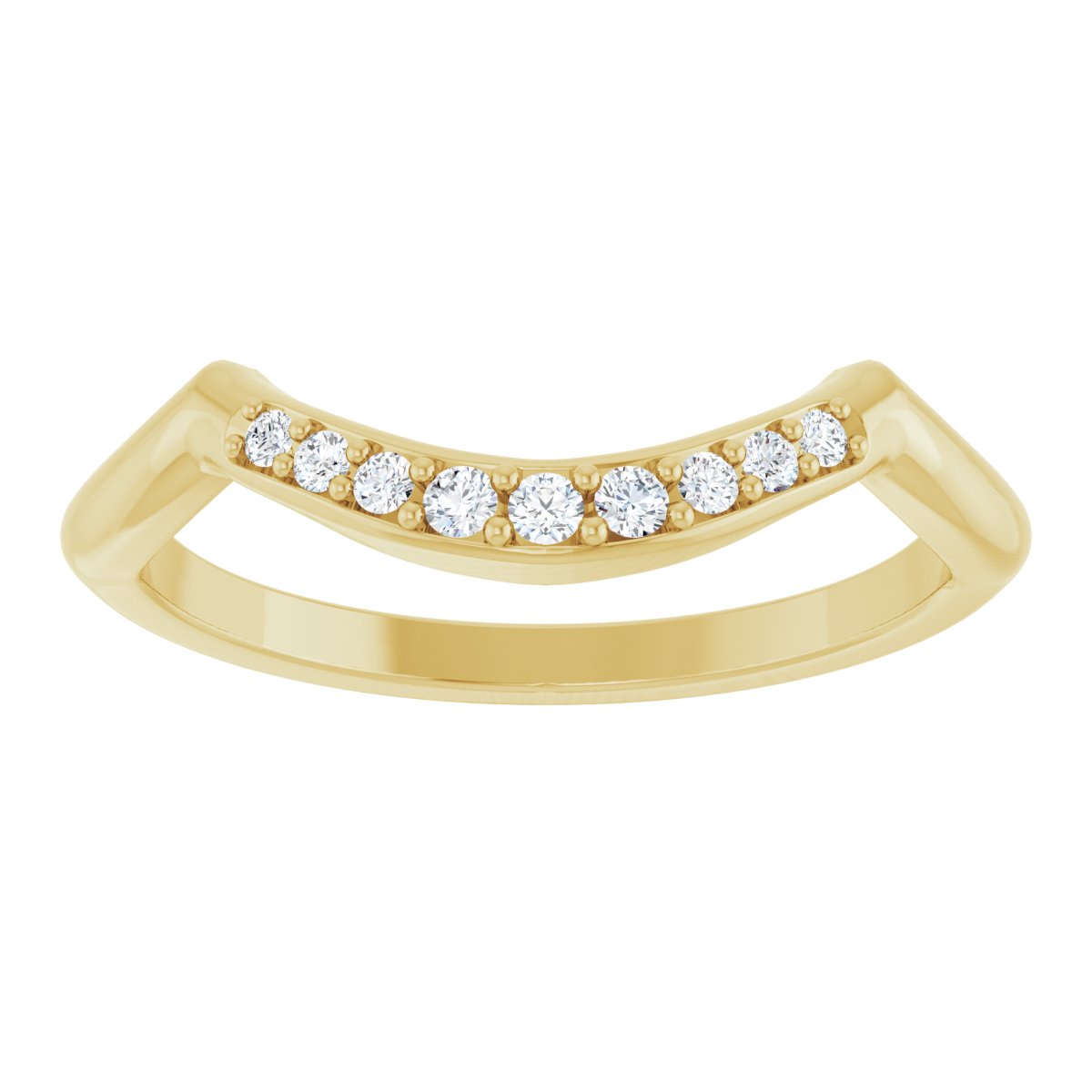 Double Claw-Prong Three-Stone Engagement Ring or Band