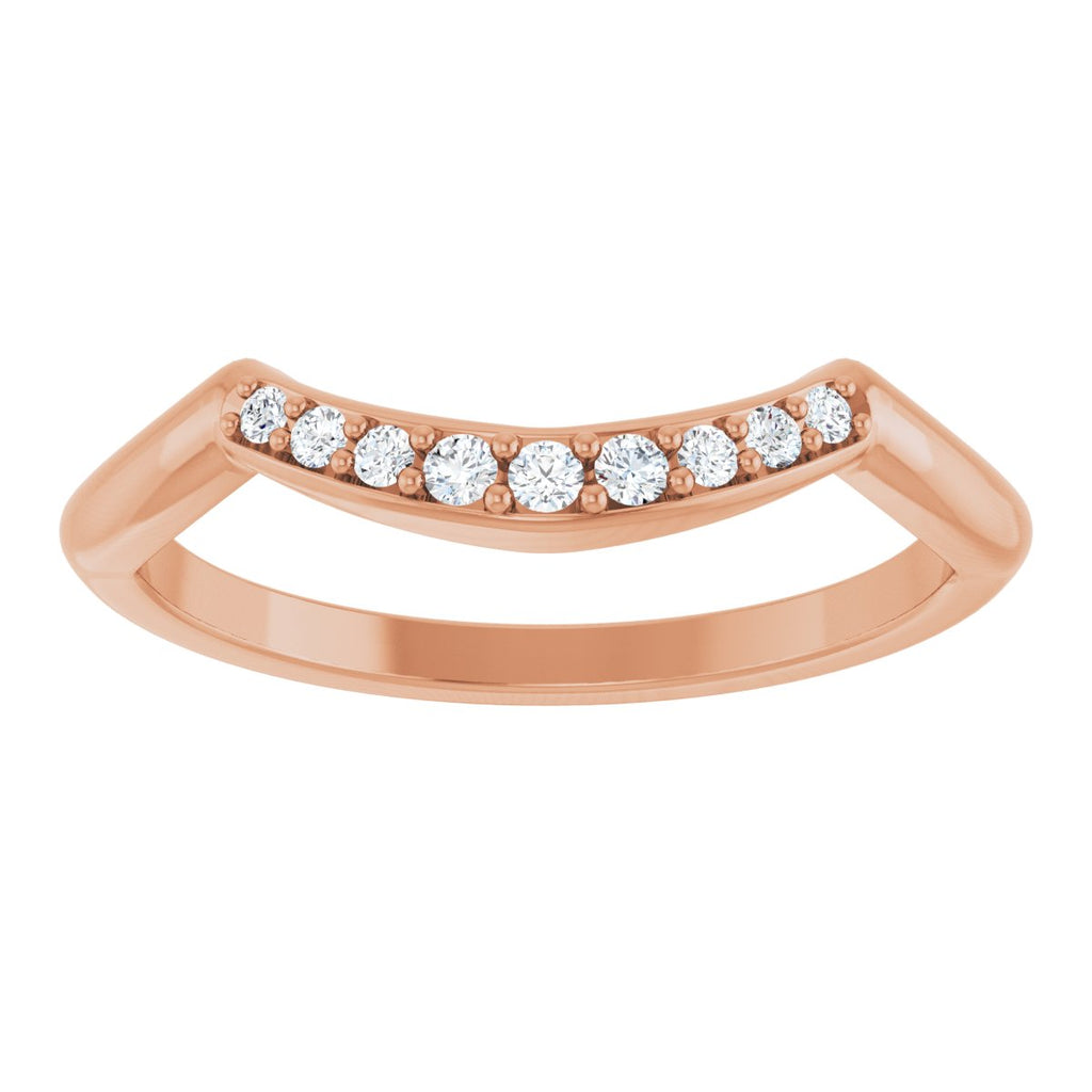 Double Claw-Prong Three-Stone Engagement Ring or Band