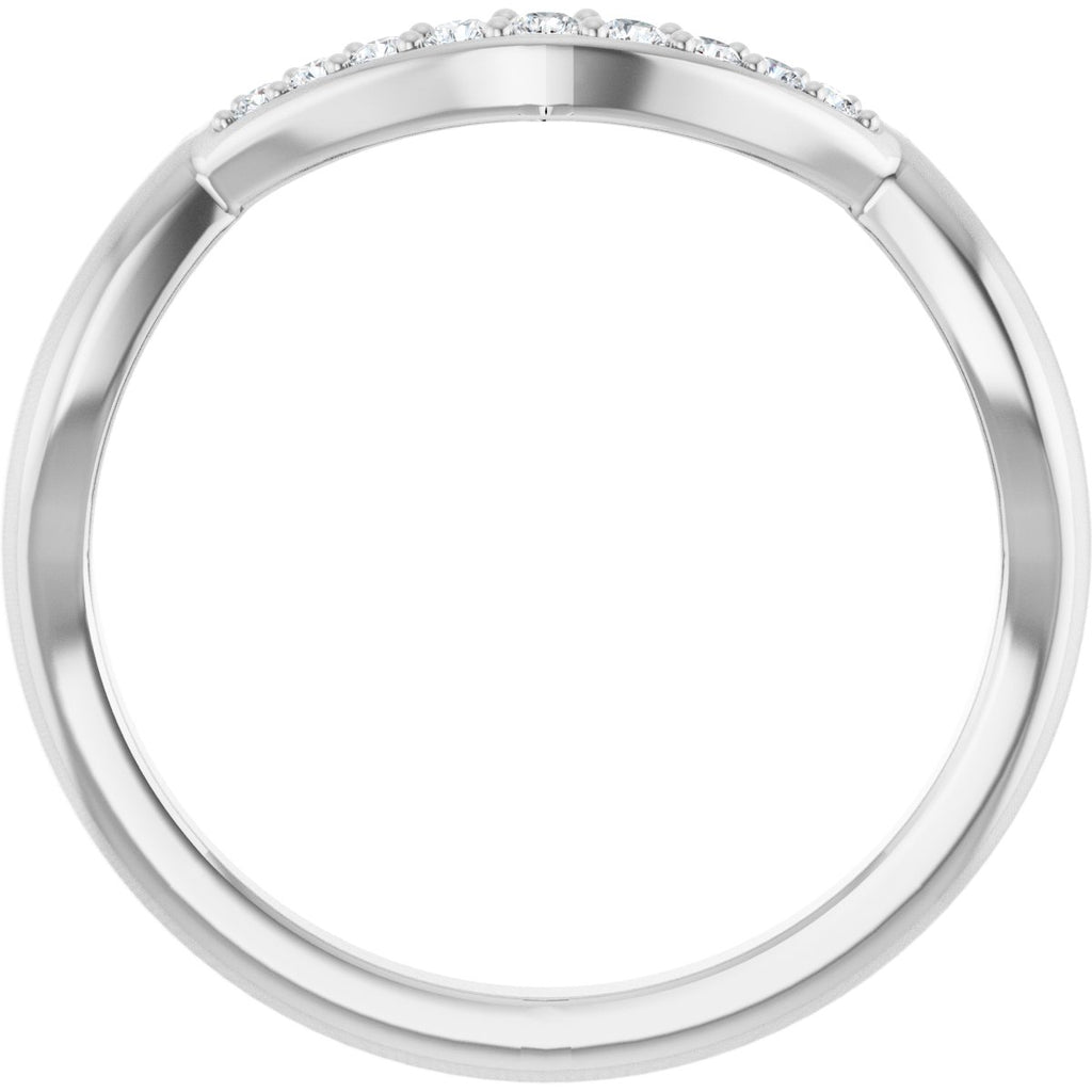 Double Claw-Prong Three-Stone Engagement Ring or Band