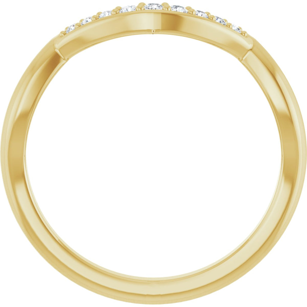 Double Claw-Prong Three-Stone Engagement Ring or Band