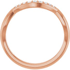 Double Claw-Prong Three-Stone Engagement Ring or Band