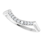Double Claw-Prong Three-Stone Engagement Ring or Band
