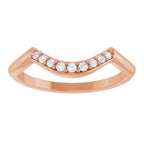 Double Claw-Prong Three-Stone Engagement Ring or Band