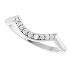 Double Claw-Prong Three-Stone Engagement Ring or Band