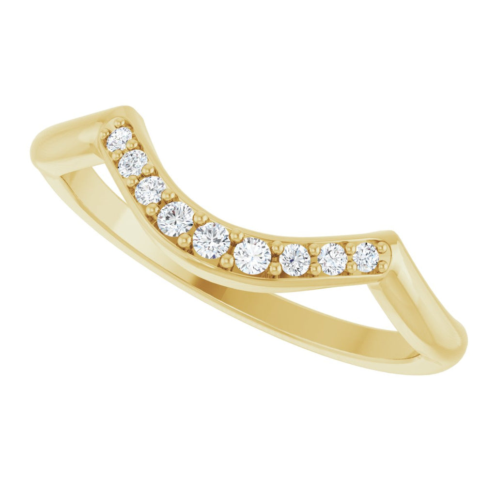 Double Claw-Prong Three-Stone Engagement Ring or Band