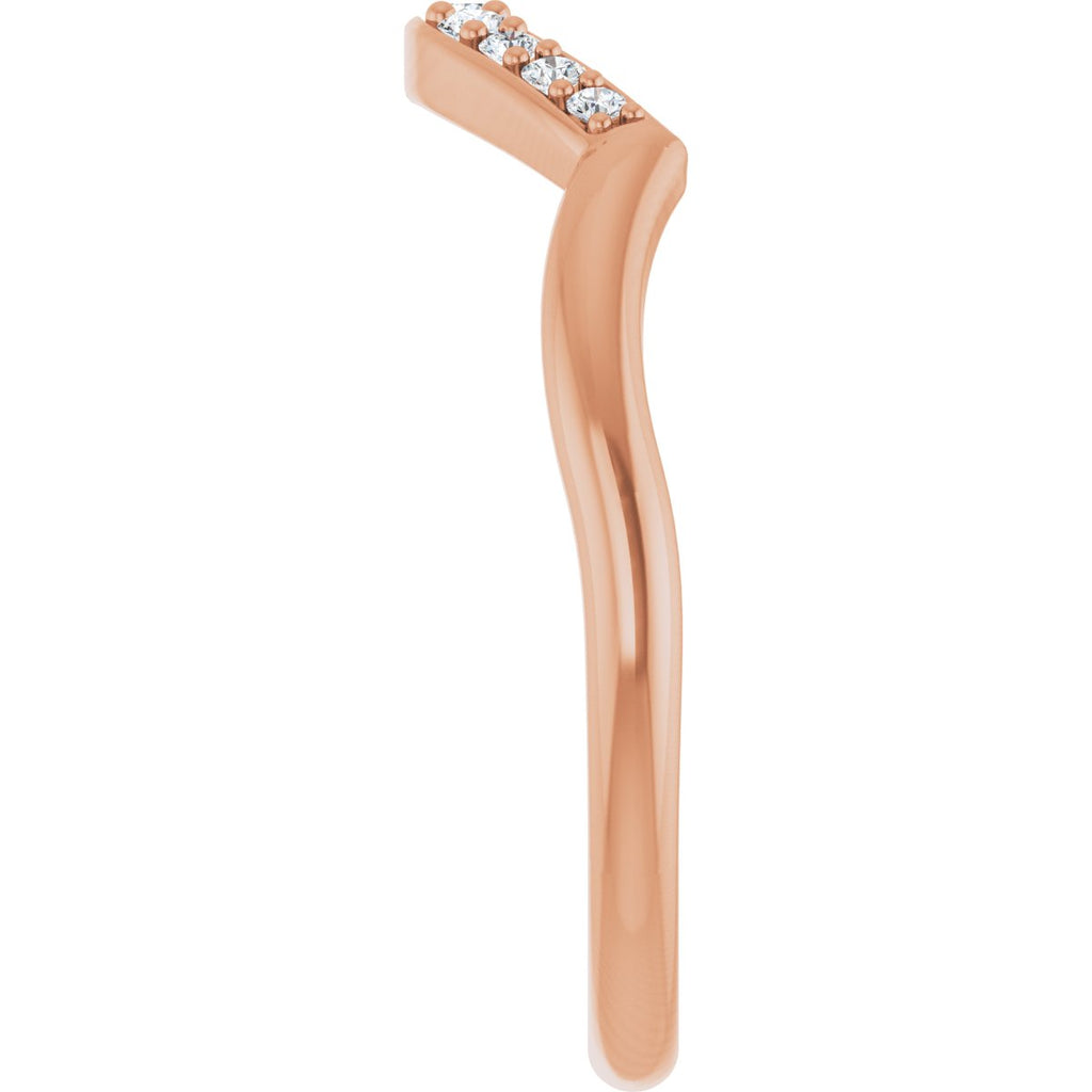 Double Claw-Prong Three-Stone Engagement Ring or Band