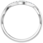 Double Claw-Prong Three-Stone Engagement Ring or Band