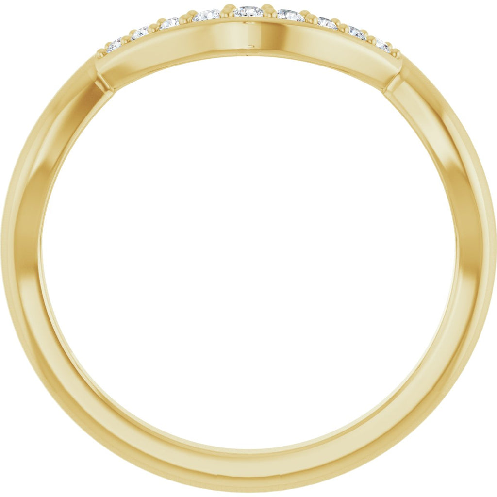 Double Claw-Prong Three-Stone Engagement Ring or Band