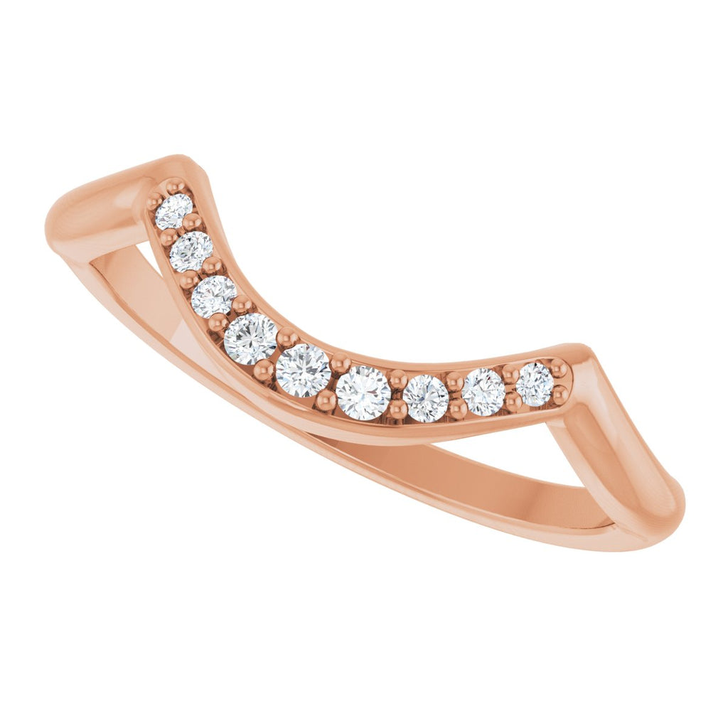 Double Claw-Prong Three-Stone Engagement Ring or Band