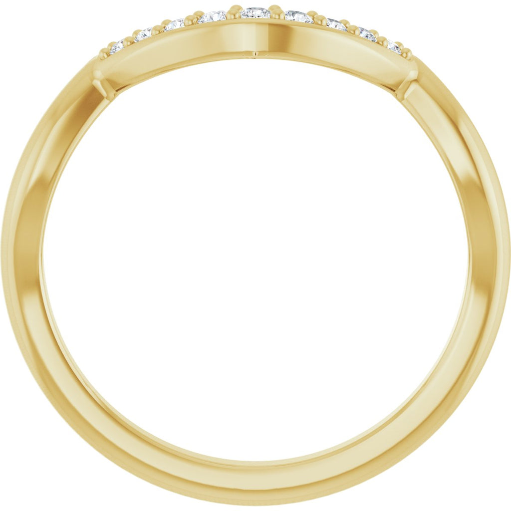 Double Claw-Prong Three-Stone Engagement Ring or Band