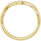 Double Claw-Prong Three-Stone Engagement Ring or Band