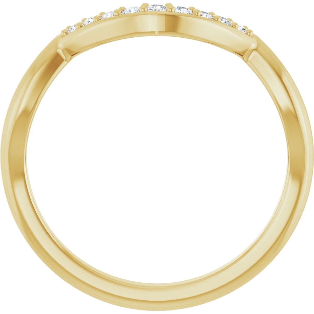 Double Claw-Prong Three-Stone Engagement Ring or Band