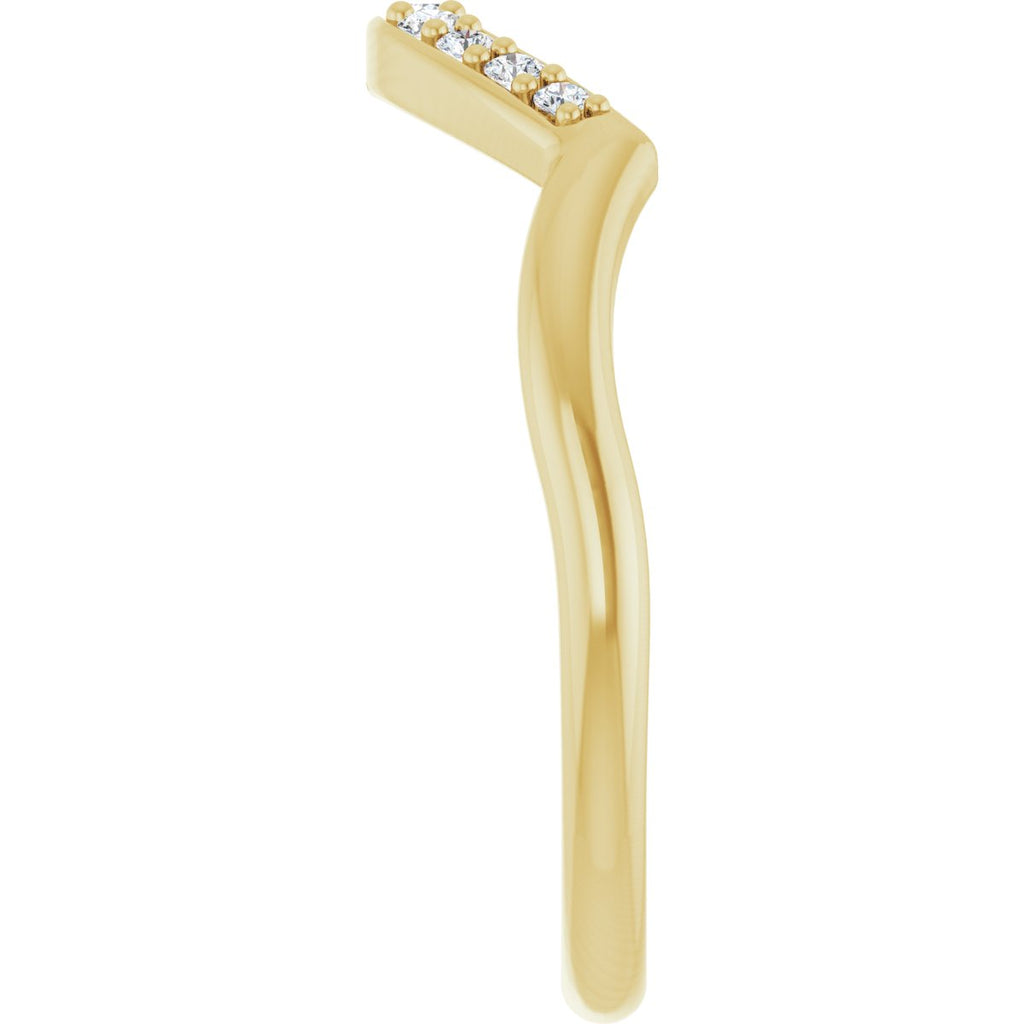 Double Claw-Prong Three-Stone Engagement Ring or Band