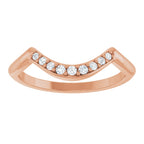 Double Claw-Prong Three-Stone Engagement Ring or Band