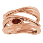 Accented Negative Space Ring
