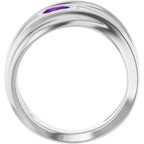 Accented Negative Space Ring