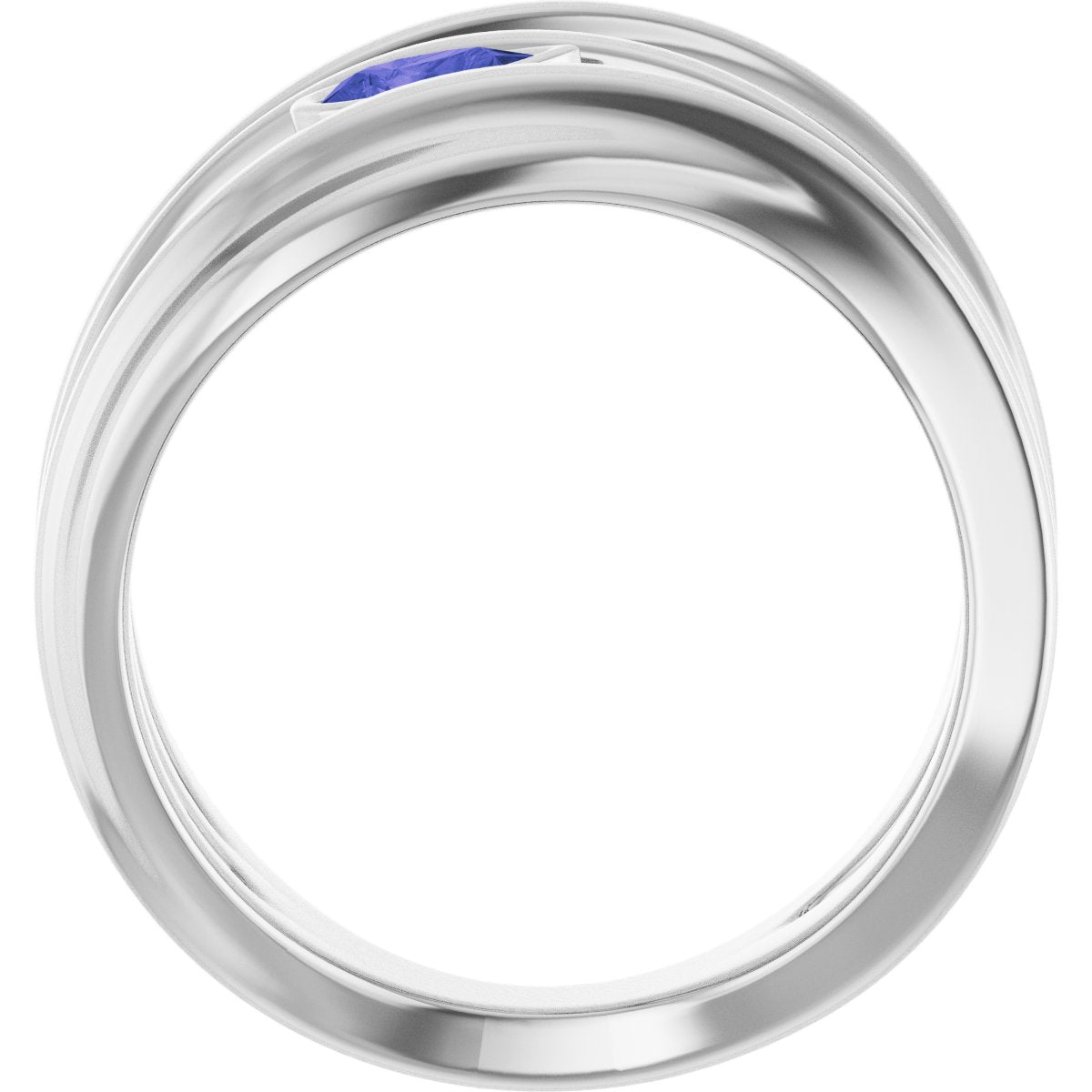 Accented Negative Space Ring