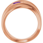 Accented Negative Space Ring