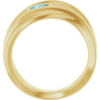 Accented Negative Space Ring
