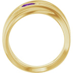Accented Negative Space Ring