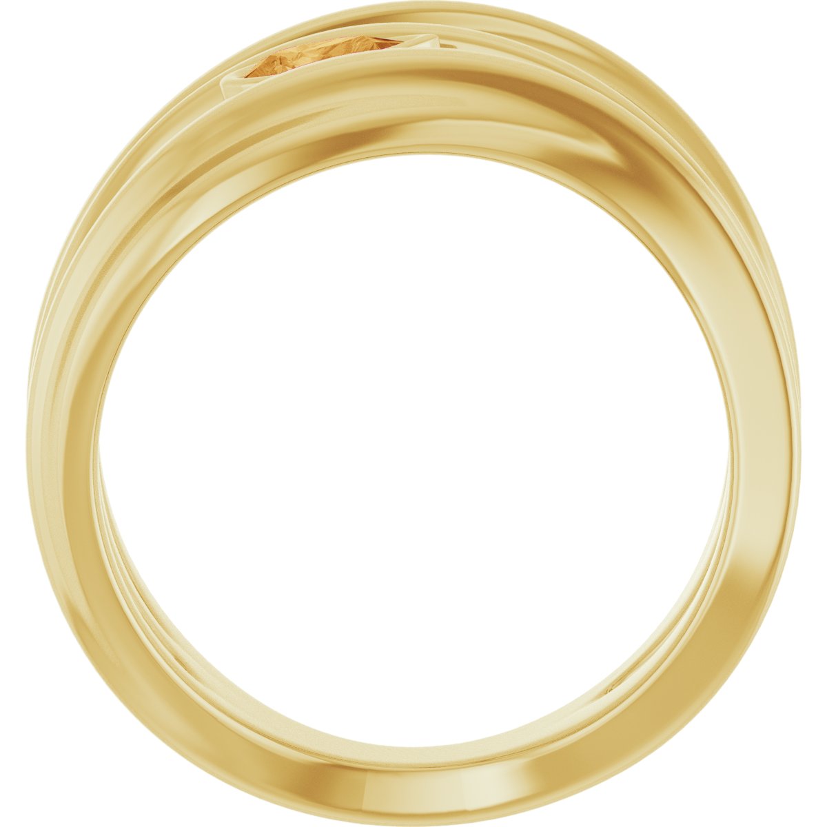 Accented Negative Space Ring