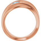 Accented Negative Space Ring