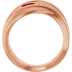 Accented Negative Space Ring