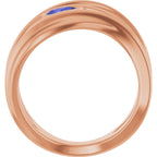 Accented Negative Space Ring