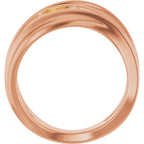 Accented Negative Space Ring
