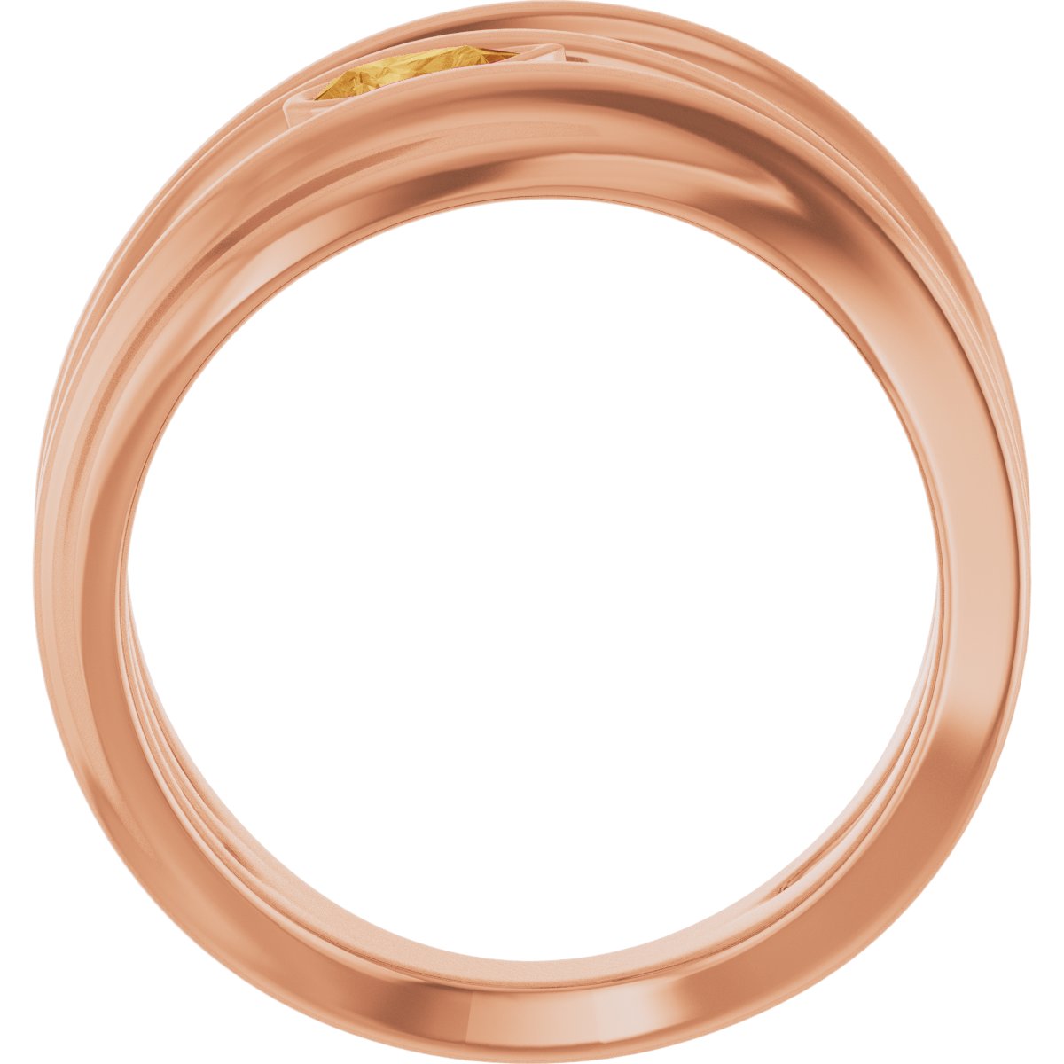 Accented Negative Space Ring