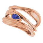 Accented Negative Space Ring