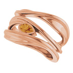Accented Negative Space Ring