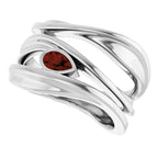 Accented Negative Space Ring