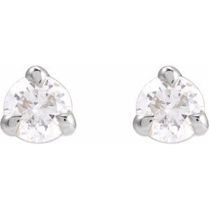 Round 3-Prong Pre-Notched Claw Earring
