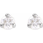 Round 3-Prong Pre-Notched Claw Earring