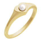 Pearl Heart Ring