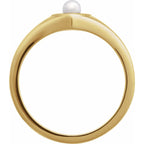 Pearl Heart Ring