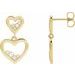Accented Heart Earrings